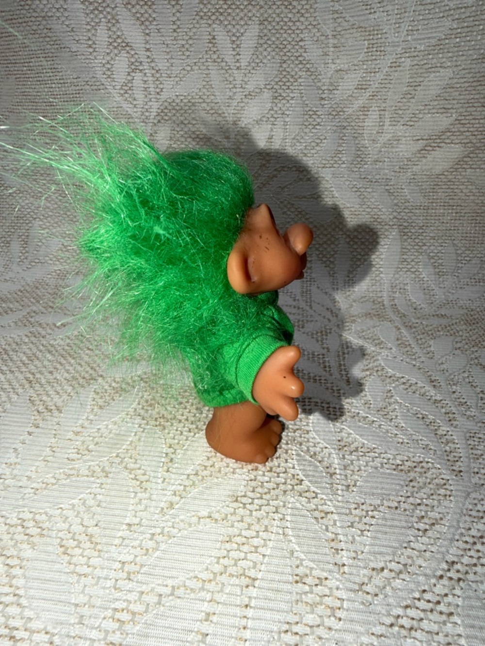 vintage 1986 Thomas Dam MY LUCKY IRISH BINGO Troll Doll - Picture 2 of 7